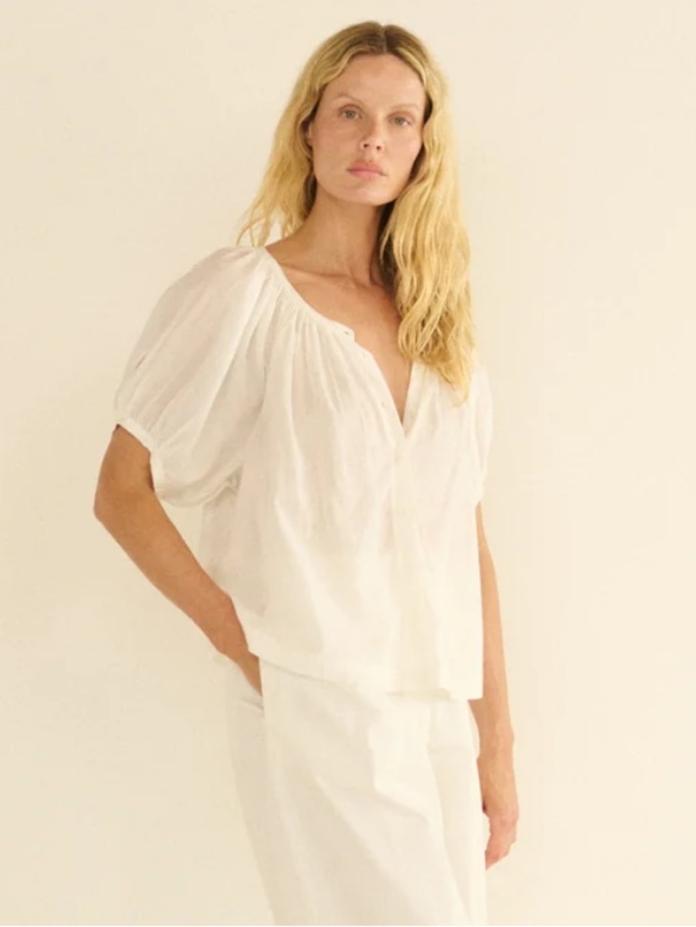 Doen June Top In Salt - Picture 2 of 9